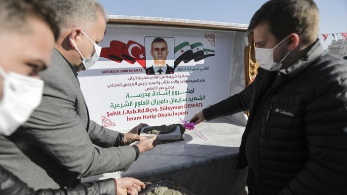 El Bab'da yapılan okula şehidin ismi verildi