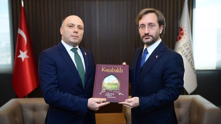 Fahrettin Altun, Azerbaycan Kültür Bakanı Anar Kerimov ile görüştü