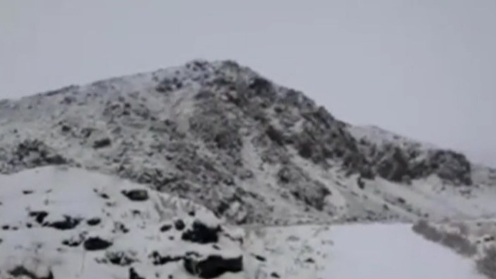 Dağcı Göktürk Şahin'den Ağrı Dağı'na kış tırmanışı