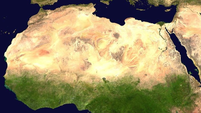 Fransız astronot Thomas Pesquet, uzaydan Sahra Çölü'nü fotoğrafladı