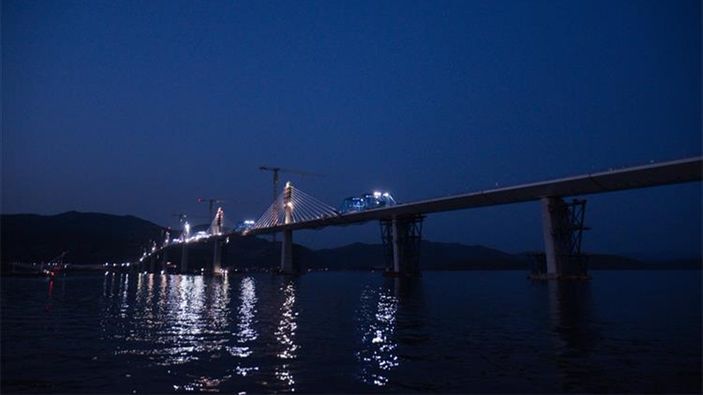 Hırvatistan topraklarını bağlayan Peljesac Köprüsü tamamlandı