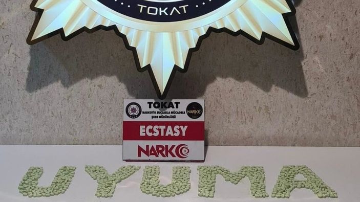 Tokat’ta uyuşturucu operasyonu: 2 bin 80 adet extacy hap ele geçirildi