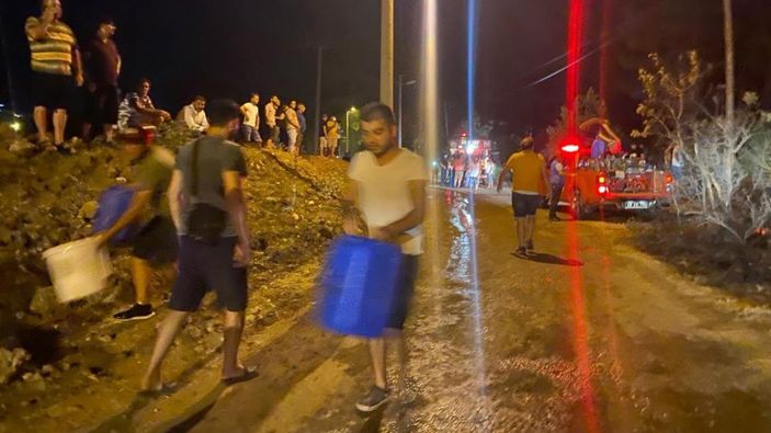 Fethiye'de yangın seferberliği