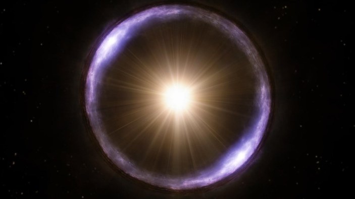 Dünya’dan 9 milyar ışık yılı uzaklıktaki Einstein halkası görüntülendi