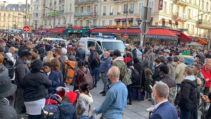 Paris'teki Gare du Nord Tren İstasyonu'nda bomba ihbarı