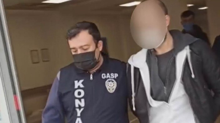 Konya'da elindeki telsizle polis rolü yapan şahıs, 2 kişiyi gasbetti