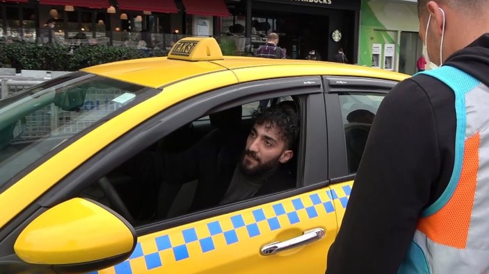 Taksim'de taksi denetiminde şoförlere ceza yağdı
