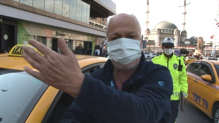 İstanbul'da ceza yazılan taksiciden polise: Hakkımı helal etmiyorum