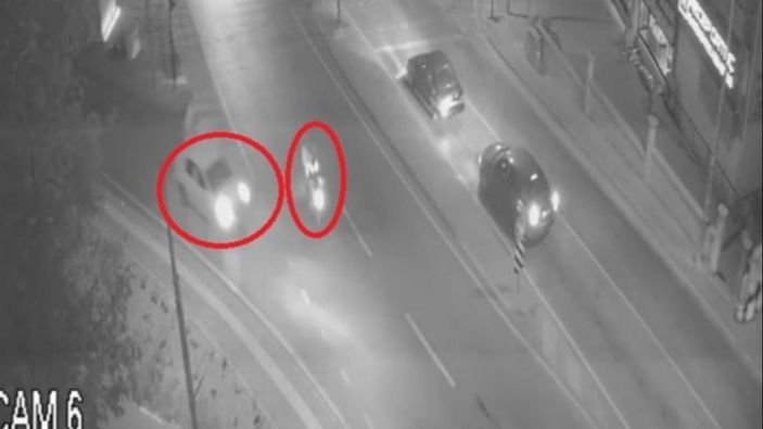 Bursa'da motokuryeye çapan sürücü, ardına bakmadan gitti