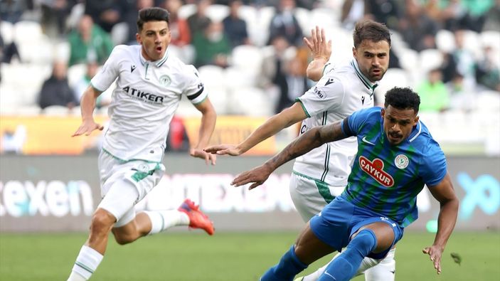 Konyaspor, Rizespor'u 3 golle mağlup etti