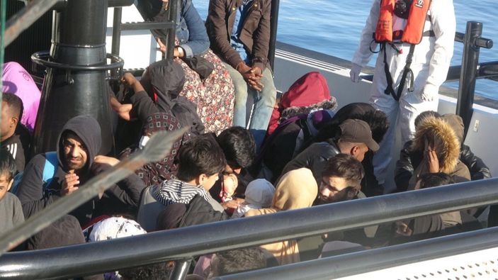 Şile’de, 59 kaçak göçmen yakalandı