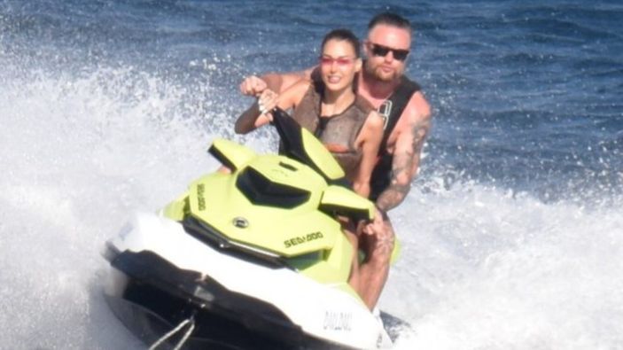 Dilan Çiçek Deniz, sevgilisiyle Bodrum'da jet ski turu yaptı