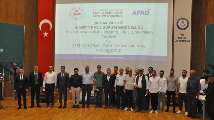 Şırnak'ta terör mağdurları tapularına kavuştu