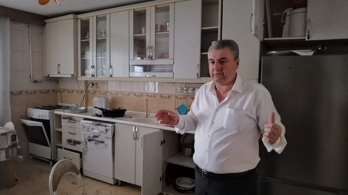 Bursa'daki evine gelen gurbetçi eşyalarının satıldığını fark etti