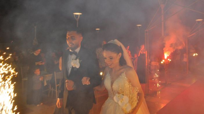 Aydın'da futbol sahalarında başlayan aşk nikah masasına taşındı