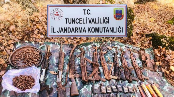Tunceli'deki terör yuvaları imha edildi