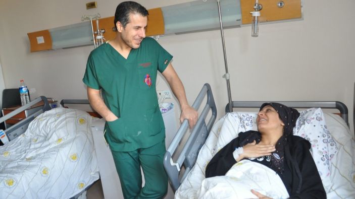 Norveç'te yapılamayan ameliyatı Diyarbakır'da olan kadın, sağlığına kavuştu