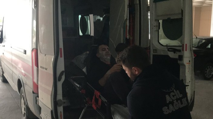 Edirne'de tır sürücüsünün piknik tüpü patladı