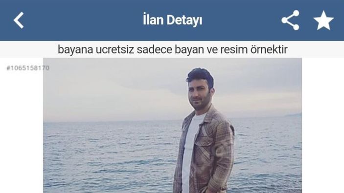 Sosyal medyada tepki toplayan ilan