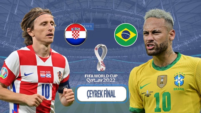 Dünya Kupası çeyrek final başlıyor! Hırvatistan - Brezilya maçı ne zaman, saat kaçta? İşte muhtemel 11'ler