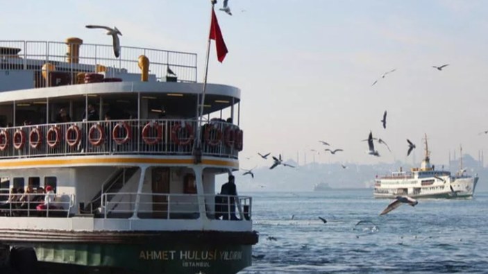 İstanbul'da hava muhalefeti sebebiyle vapur seferleri iptal edildi