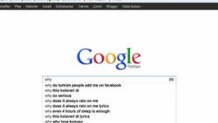 Google'dan Türklerle ilgili ilginç öneri
