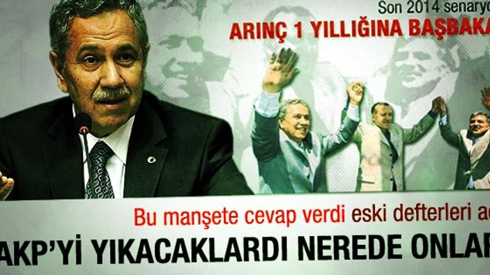 Arınç'tan AK Parti'yi yıkmaya çalışanlara sert mesaj