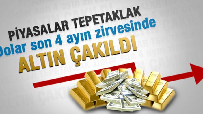 Dolar fırladı altın çakıldı