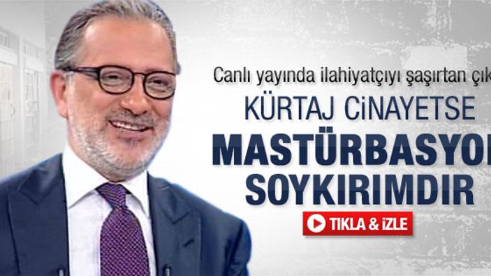 Kürtaj cinayetse mastürbasyon soykırımdır - izle