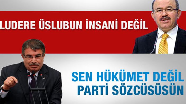 Şahin'den Çelik'e Uludere göndermesi