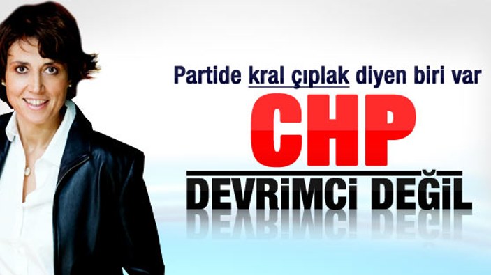 CHP'li Onanç: CHP devrimci  bir parti değil