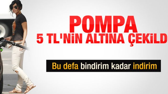 Benzinde 12 kuruşluk indirim