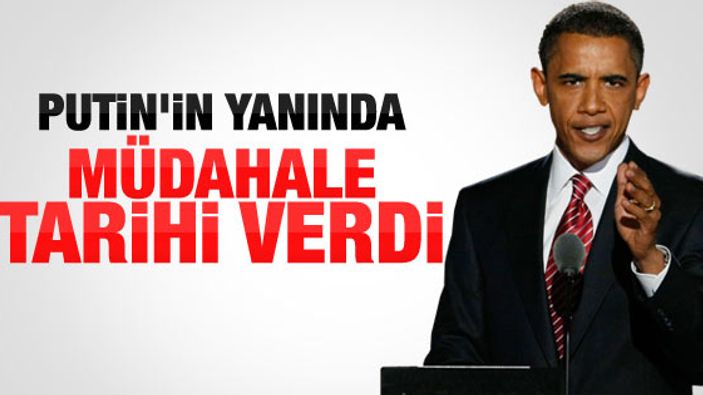 Obama'dan Rusya'da Suriye açıklaması