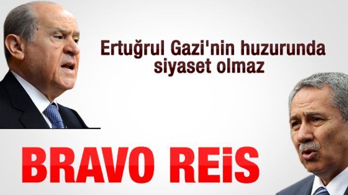 Arınç'tan Devlet Bahçeli'ye övgü dolu sözler