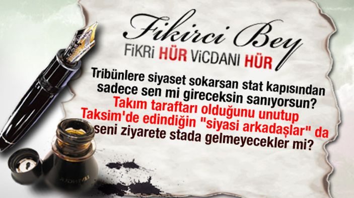 Fikirci Bey: Mesele spor da değil
