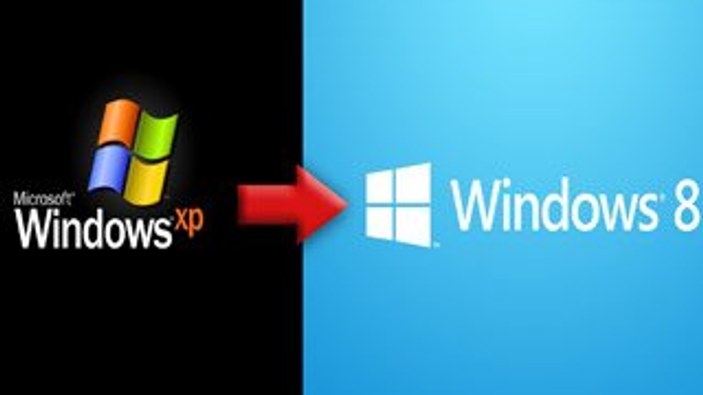 Windows 8 Windows XP'ye yetişti