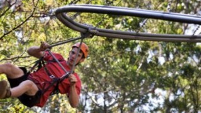 Avustralya'da dünyanın en uzun eğlence halatı İZLE