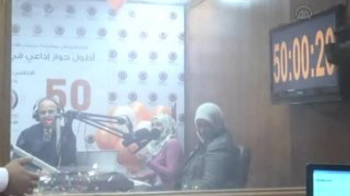 Filistinli radyocu 50 saatlik canlı yayın yaptı