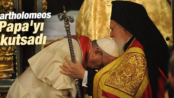 Papa İstanbul'da ayin yönetti