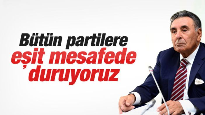 Aydın Doğan: Bütün partilere mesafemiz eşit