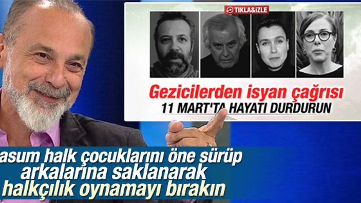 Haşmet Babaoğlu'nun hayatı durdurun diyenlere cevabı var