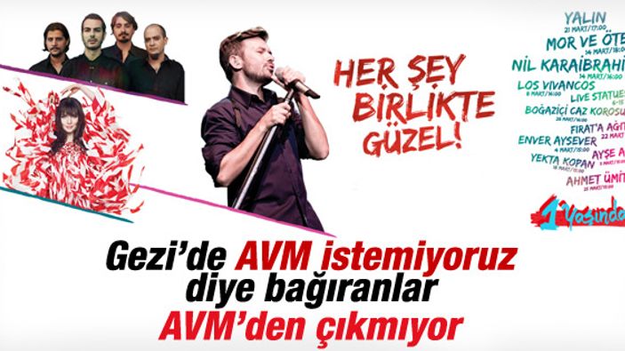 Gezi ruhu AVM'de yaşıyor