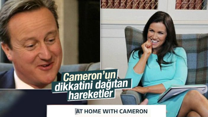 İngiliz sunucu Susanna Reid, Cameron ile flörtleşti