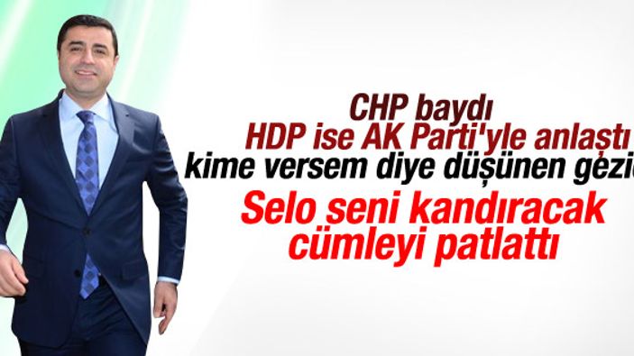 Demirtaş grup toplantısını tek cümleyle bitirdi