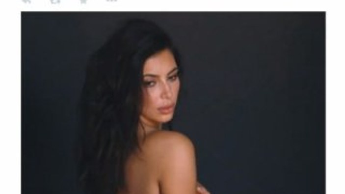 Eşi Kim Kardashian'ın çıplak fotoğraflarını paylaştı