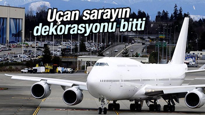 Uçan sarayın dekorasyonu bitti