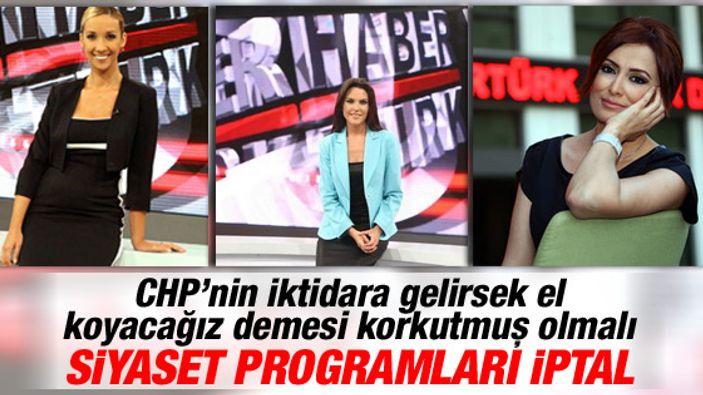 Habertürk tartışma programlarını yayından kaldırdı