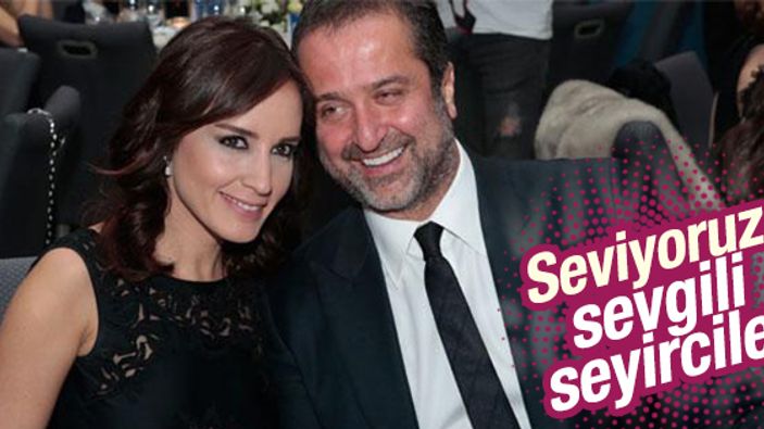 Nazlı Çelik - Serdar Bilgili çifti poz verdi