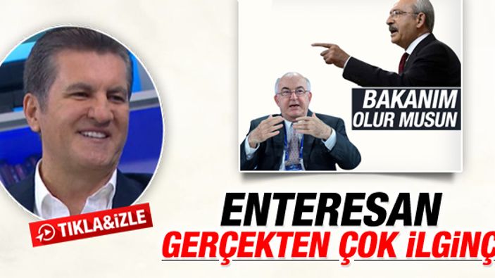 Mustafa Sarıgül'den Kemal Derviş yorumu: Çok ilginç