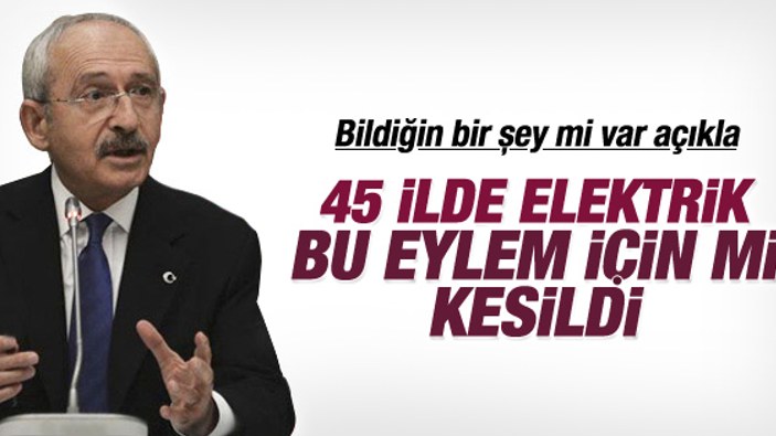 Kemal Kılıçdaroğlu'ndan rehine iddiası